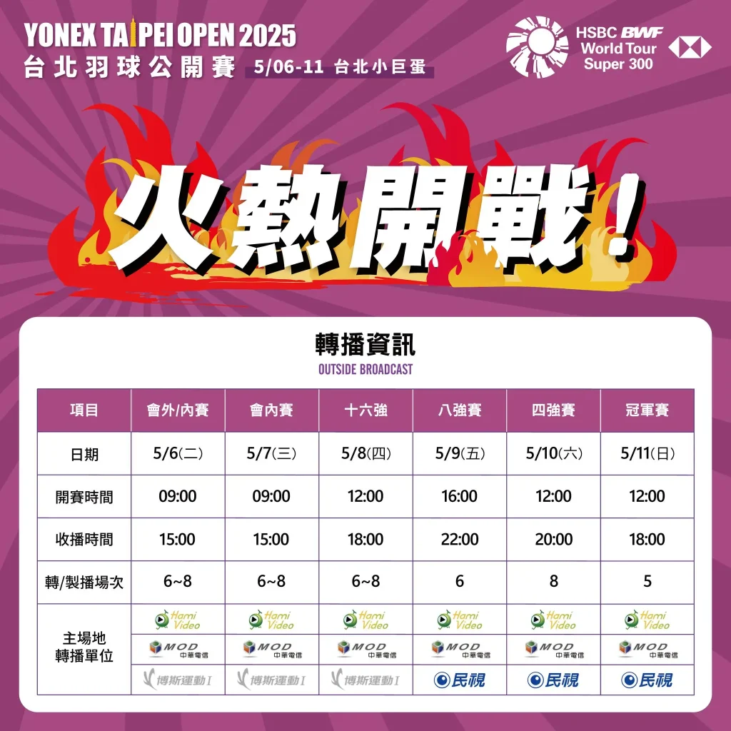 2025台北羽球公開賽