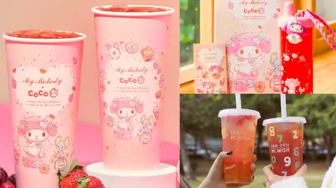「CoCoｘ美樂蒂」最夢幻草莓聯名！冷水杯搭吊飾太Q、Mr. WISH第２彈同步看